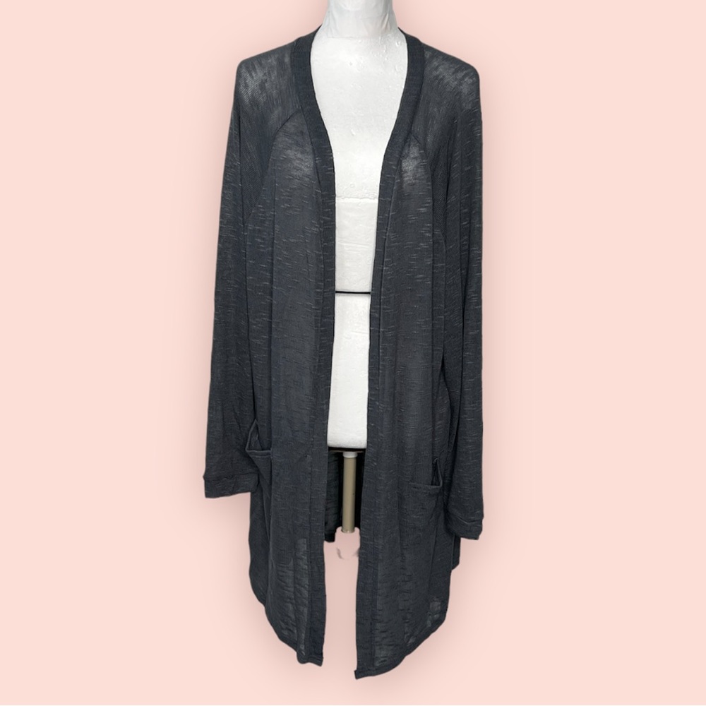 ELESOL Womens Long Sleeve Cardigan Sweater Loose Casual Open Front with …